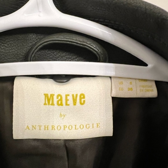 Anthropologie Green Leather Jacket - Picture 6 of 6